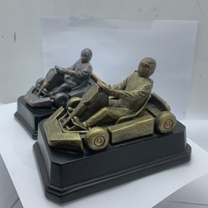 Nouveau trophée personnalisé en résine cadeau créatif, Souvenir de décoration de trophée de compétition de Kart (Go-Kart) - Product Image 4