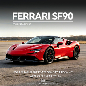 Accessoires de voiture, <span class=keywords><strong>kit</strong></span> carrosserie en fibre de carbone sèche OEM pour Ferrari SF90, pare-chocs de voiture, pièces de tuning extérieures - Product Image 2
