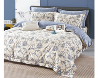 Parures de lit imprimées personnalisées en coton sergé satiné, nouvelles parures de lit imprimées, ensembles de draps imprimés avec taies d'oreiller