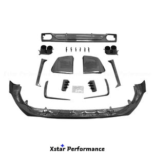 Kit de carrocería de fibra de carbono estilo ABT alerón difusor de labio delantero para <span class=keywords><strong>Audi</strong></span> <span class=keywords><strong>Q8</strong></span> 2018-2023 - Product Image 1