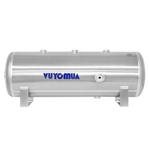 ถังลมอะลูมิเนียมแบบแนวนอนขนาด 35 ลิตร/9.2 แกลลอน สำหรับระบบกันสะเทือนรถบรรทุก/แตรรถยนต์ - Product Image 1