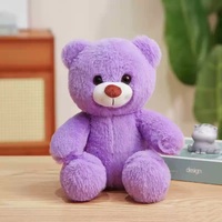 Ours en peluche coloré super doux, jouet en peluche personnalisable ODM, cadeau d'anniversaire pour filles, rembourrage en PP, vente en gros d'usine