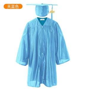 Robe de graduation tricotée Jing Zherui pour enfants et filles, uniforme scolaire pour spectacle sur scène avec étiquette et marqueurs - Product Image 4