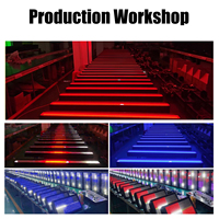 Barra de Luces LED Estroboscópica de 313 LED, Doble Capa RGBW, Activación por Sonido, DMX512, para DJ, Discoteca, Club Nocturno, Fiesta, KTV, Eventos, Iluminación Personalizada