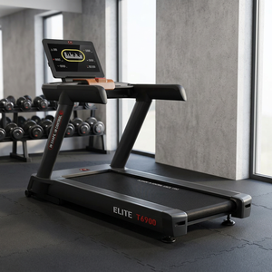 Electric Commercial Treadmills with LED Screen <b>ABS</b> Material for Speaker & USB Port Hand Pulse Monitoring - Product Image 3