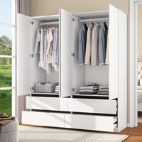 Armoire blanche avec 4 tiroirs