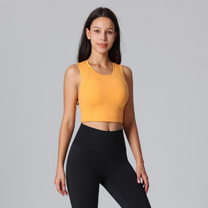 <span class=keywords><strong>Reggiseno</strong></span> Sportivo da Donna in Spandex/Nylon con <span class=keywords><strong>Spalline</strong></span> <span class=keywords><strong>Larghe</strong></span>, Effetto Seconda Pelle, Antiurto, per Corsa ad Alta Intensità e Fitness, con Design Traforato sul Retro - Product Image 4