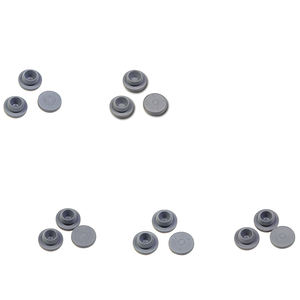 ประวัติศาสตร์50ปี13มิลลิเมตร20มิลลิเมตรเคลือบ Bromobutyl จุกยางสำหรับฉีดขวดที่มีหมวกอลูมิเนียม - Product Image 1