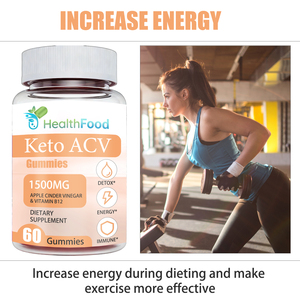 Top Quality Boost Immune System Organic Keto ACV Gummies 1500mg Weight Management <b>Gummy</b> <b>Candy</b> Slimming Products - Product Image 3
