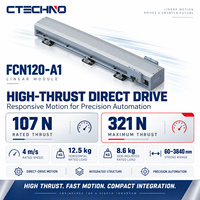 CTECHNO FCN120-A1 321N Moteur linéaire à entraînement direct à poussée maximale 4 m/s, précision de positionnement 1 µm