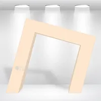 Support d'arche 3D en métal pour toile de fond de mariage, cadre en aluminium pour décoration de fête et photomaton