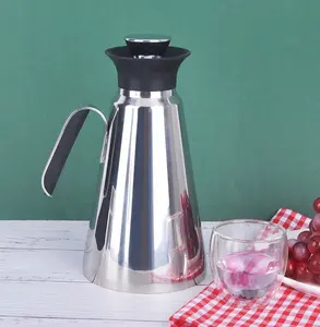 Pote de café portátil com isolamento, de aço inoxidável, alta qualidade, despeje sobre potes de café