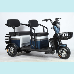 Scooter électrique à 3 roues fabriqué en Chine, tricycle électrique pour adultes, double batterie, vélo pour personnes handicapées, tricycle électrique pour les déplacements en ville - Product Image 2