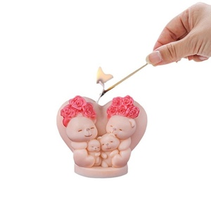 Molde de Silicona Reutilizable Antiadherente en Forma de Corazón 3D para Velas Aromáticas, Decoración del Hogar, UNIMOULD, Venta al por Mayor, Día de San Valentín - Product Image 5