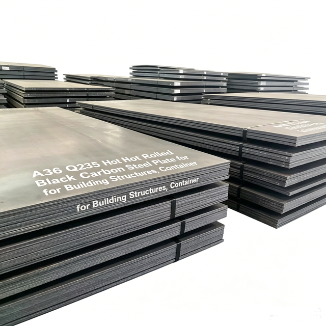 Luna A36 Q235 Hot Rolled Black Carbon Steel Plate for Building Structures, Container