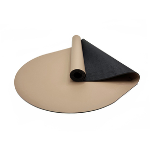 Tappetino da <span class=keywords><strong>Yoga</strong></span> di Alta Qualità Ecologico in Gomma PU Antiscivolo con Logo e Stampa Personalizzata, Forma Ovale, ad Arco, a Capsula con Estremità Arrotondate, Colori Beige, Marrone, Cioccolato, Nude - Product Image 5