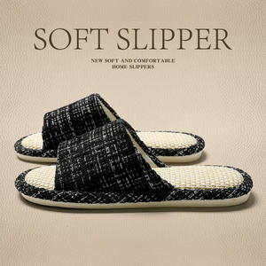 Pantuflas de Lino para Hombre y Mujer, Antideslizantes, Frescas y Transpirables, para Primavera/Verano, para el Hogar y el Dormitorio - Product Image 4