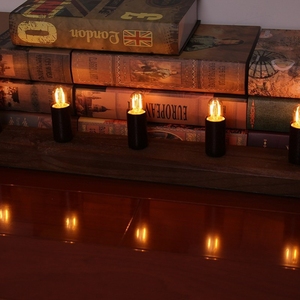 Ampoule à filament LED miniature rétro <span class=keywords><strong>Edison</strong></span> T22 à intensité variable, culot E12 E14, 110V, lumière jaune chaude, pour veilleuse, <span class=keywords><strong>lampe</strong></span> bouddha - Product Image 4
