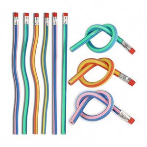 Lápices Flexibles de Colores, Lápiz Mágico de Mina Blanda Personalizado para Promociones, para Estudiantes Escolares, Niños y Niñas - Product Image 2