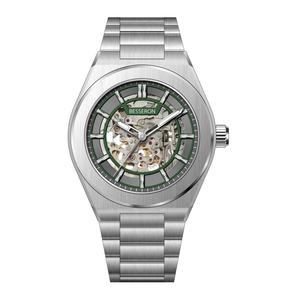 Relojes Mecánicos de Acero Inoxidable 316L de Alta Calidad, Manecillas Luminosas, Esfera Plateada y Negra, Miyota 8N24, Relojes de Pulsera para Negocios - Product Image 1