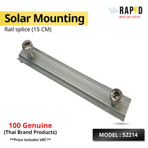 Rail de montage solaire épissure 15 CM panneaux solaires Thai Top marque produit en gros de la Thaïlande usine OEM est acceptable - Product Image 6