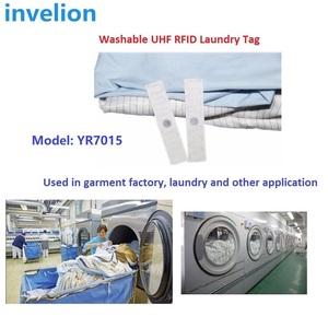 Có thể giặt UHF RFID nhãn giặt <span class=keywords><strong>tag</strong></span> 860-960MHz EPC Gen2 | 180 ℃ vải mềm chịu nhiệt độ cao cho quản lý may mặc - Product Image 3
