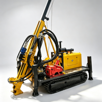 Petite foreuse hydraulique portable pour projets de forage de puits d'eau et d'échantillonnage de roches