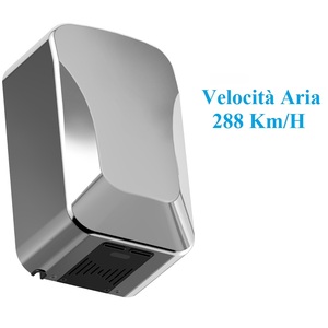 Secador de Manos de 1000W, Montado en Pared, con Sensor Infrarrojo, Lámpara Germicida, Filtro HEPA y Alto Flujo de Aire - Product Image 3