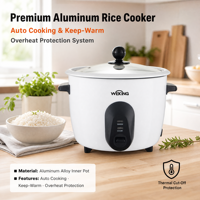 Nouvelle Conception Cuiseur à Riz Électrique Multifonction Petit Appareil de Cuisine Haute Qualité Couleur Personnalisée Cuiseur à Riz Automatique pour la Maison