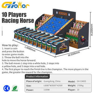 Machine d'amusement 10 joueurs Machine de <span class=keywords><strong>jeu</strong></span> de carnaval Machine à pièces Vente à chaud <span class=keywords><strong>Jeu</strong></span> de course de chevaux - Product Image 6