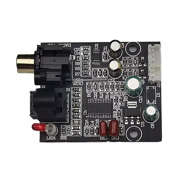 DIY Modified DAC Digital Decoder 24 Bit 192K Fiber Coaxial Decoder Board Stereo Audio Output