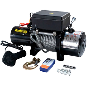 Cabrestante Eléctrico de 6000 lb, Impermeable IP67, 12V, <span class=keywords><strong>para</strong></span> Todoterreno, con Cable de Acero y Control Remoto Inalámbrico <span class=keywords><strong>para</strong></span> Jeep <span class=keywords><strong>4x4</strong></span> y Camionetas, Venta al por Mayor - Product Image 1
