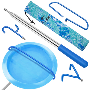 Kit de Recogida de Discos de Golf al por Mayor con 4 Cabezas, Poste Telescópico, Recogedor de Agua, Bolsa de Transporte y Logotipo Personalizado OEM - Product Image 1