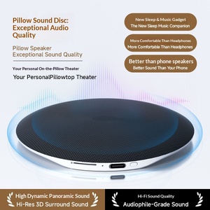 Haut-parleur d'oreiller SM1 pour chevet avec son Dolby Digital 5.4, <span class=keywords><strong>ultra</strong></span>-fin en ABS, minuterie <span class=keywords><strong>de</strong></span> sommeil, bruit blanc, contrôle tactile - Product Image 2