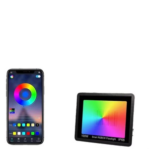 <span class=keywords><strong>Projecteur</strong></span> <span class=keywords><strong>LED</strong></span> RGB 20/30/50W <span class=keywords><strong>multicolore</strong></span> avec réflecteur télécommandé éclairage extérieur - Product Image 1