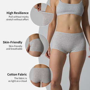 SK1232-1 Slip da Uomo e Mutandine da Donna in Cotone, Pantaloni a Gamba Dritta <span class=keywords><strong>per</strong></span> <span class=keywords><strong>Casa</strong></span>, Yoga, Strato Base, Intimo - Product Image 5