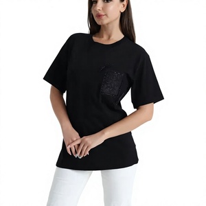 เสื้อยืดเอเวอร์โกลว์ มินิมอลลิสต์ คอกลม สีพื้น ระบายอากาศได้ดี เป็นมิตรกับสิ่งแวดล้อม ไซส์พลัส ผ้าโพลีเอสเตอร์/คอตตอนเจอร์ซีย์ สำหรับผู้หญิง สไตล์ลำลอง ฤดูใบไม้ร่วง - Product Image 1