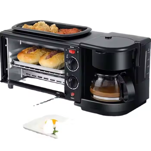 Nuevo Producto en Oferta, Máquina para Desayunar 3 en 1, <span class=keywords><strong>Horno</strong></span> Microondas, Cafetera <span class=keywords><strong>y</strong></span> Sartén, Acero Inoxidable, Grado Comercial, Hogar Inteligente - Product Image 1