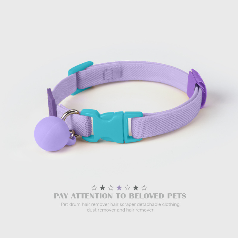 Cuello elástico morado
