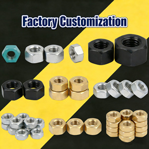 Écrous hexagonaux entièrement filetés en acier inoxydable 304 M3-M12 DIN934 métrique classe 8 usinés CNC pour l'automobile et l'industrie - Product Image 1