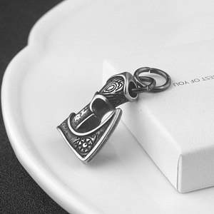 Nordic Hammer Norse Jewelry Necklace Amulet Pendant With <b>Chain</b> Crow Necklace for Men Stainless Steel Jewelry Gifts - Product Image 3