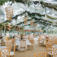 TENTCHO Fabricant de tentes en verre de luxe, grande tente de réception extérieure, tente de mariage, tente de fête pour 500 personnes pour les événements
