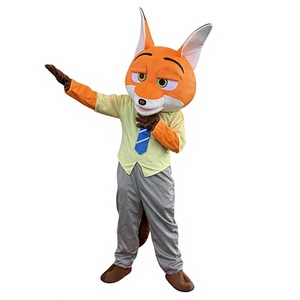 Disfraz de Peluche de Conejo Judy Zhu Di, Traje de Sr. Perezoso, Disfraz de Animación de Nick Fox, Ropa de Algodón para Juego de Roles - Product Image 3