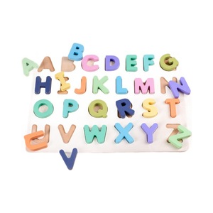 Early Education Cognitive Board Wooden <b>Puzzle</b> <b>Numbers</b> Letters Shapes Matching Kids Learning Toy 4-6 Years Old - Product Image 5