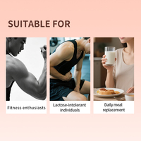Poudre de protéines de levure à 93 % de pureté OEM/ODM, boisson protéinée végétale pour remplacement de repas végétalien et sportif