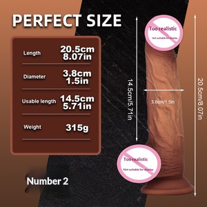 10.04 inç Ultra Gerçekçi Yapay Penis Kadınlar için Yetişkin Kadın Oyuncağı Sıvı Silikon Penis Kadın Mastürbatörü - Product Image 5