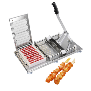 Machine à brochettes de viande pour barbecue de qualité supérieure, en forme de ficelle, pour brochettes de viande hachée - Product Image 2