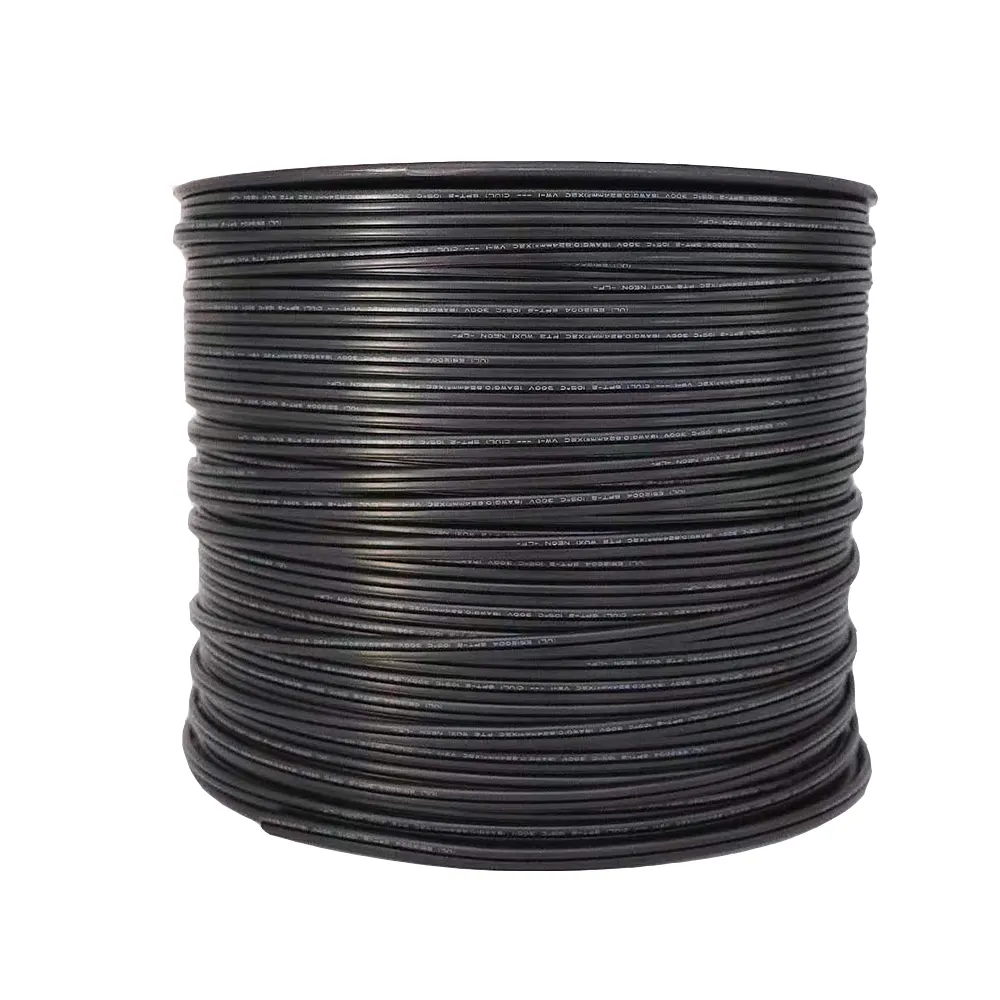 Cable eléctrico de cobre aislante de PVC, 1000FT, 300V, SPT-2, carrete de alambre de 18AWG