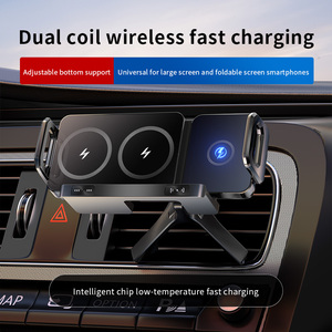 Produits prêts à être expédiés : Support de téléphone magnétique multifonctionnel à double bobine 15W pour Samsung Galaxy Z Fold <span class=keywords><strong>7</strong></span>, <span class=keywords><strong>chargeur</strong></span> sans fil pour voiture - Product Image 5