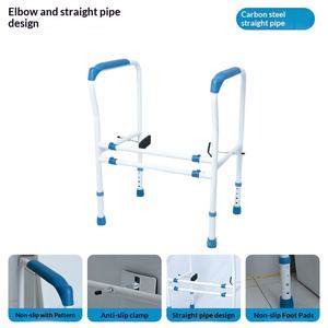Barra de Apoyo para Inodoro Personalizada para Personas Mayores, Equipo de Rehabilitación Asistencial para Baño de Mujeres Embarazadas, Capacidad de 150 kg, Sin Perforación, Fácil Instalación - Product Image 6